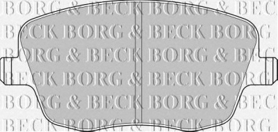 BORG & BECK bbp1825 -  Комплект тормозных колодок, дисковый тормоз